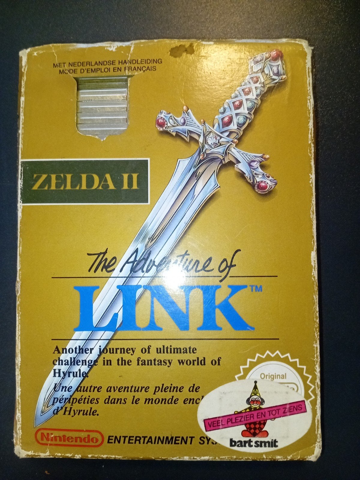 Zelda 2 the adventure of LINK 1987/1988, 1 speler, Ophalen, Gebruikt, Avontuur en Actie