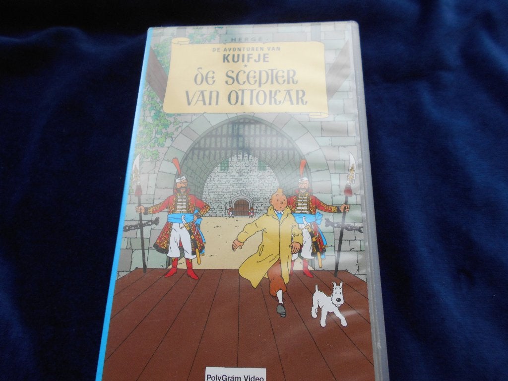 Video Kuifje: De Scepter van Ottokar, nu 0,50., Cd's en Dvd's, VHS | Kinderen en Jeugd, Gebruikt, Verzenden, Alle leeftijden, Nederlands
