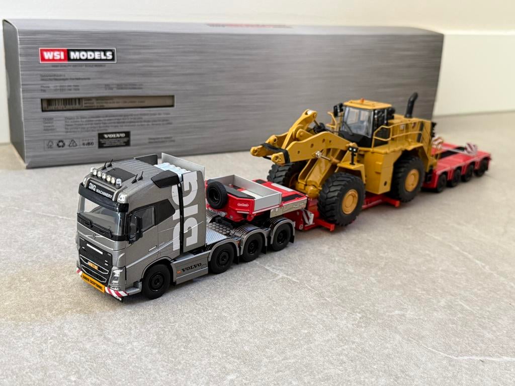 WSI BIG Machinery Volvo FH, Hobby en Vrije tijd, Modelauto's | 1:50, Ophalen of Verzenden, Nieuw, Bus of Vrachtwagen, Wsi