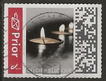 Belgie 96, kaarsjes, Verzenden, Gestempeld