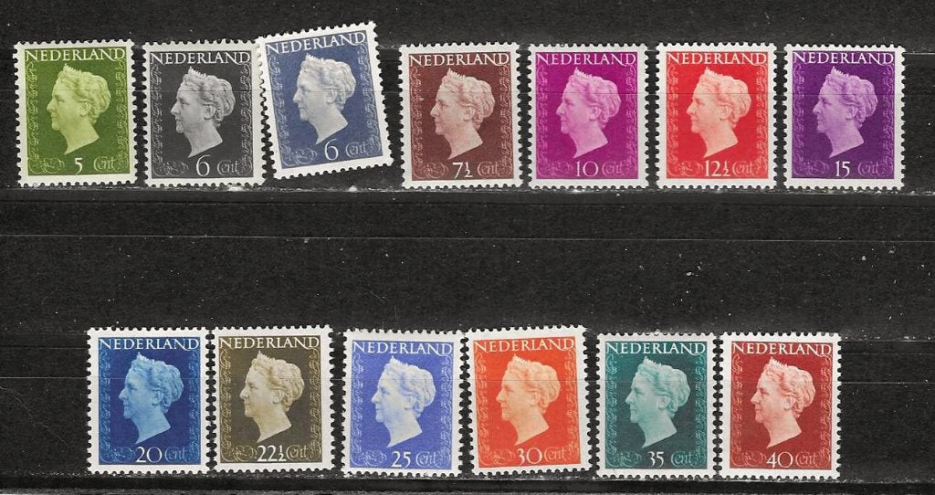 Nederland 474-486 postfris, Postzegels en Munten, Postzegels | Nederland, Ophalen of Verzenden, Na 1940, Postfris
