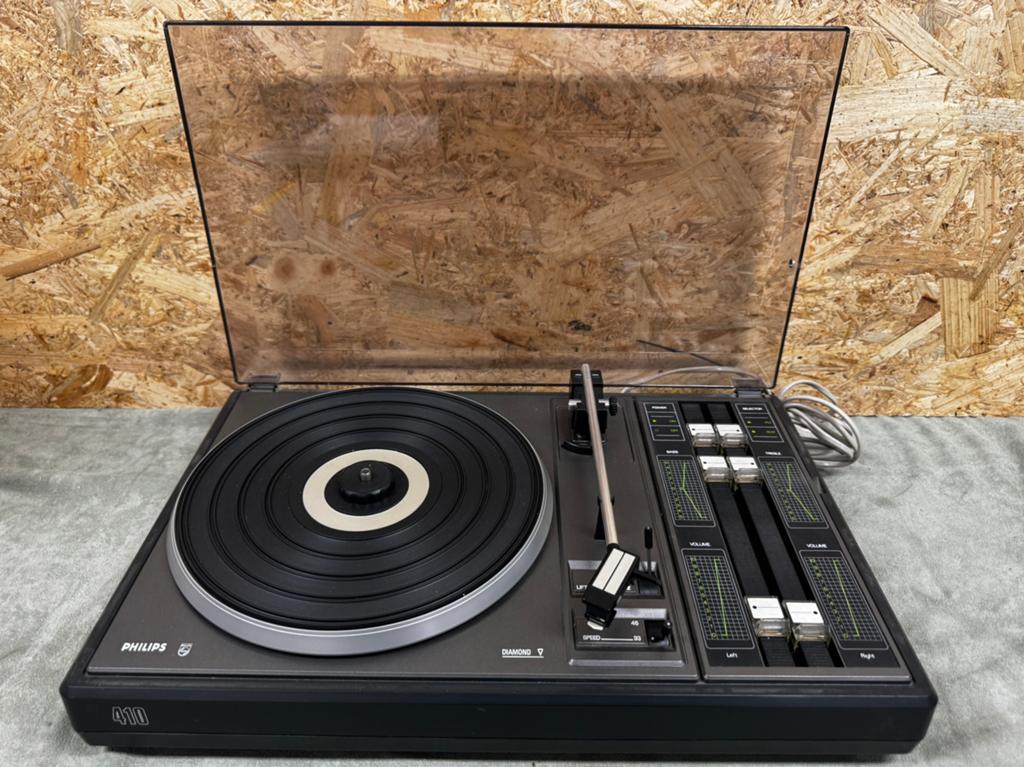Philips 410 Stereo Platenspeler - Getest&Werkend - ReK4, Philips, Gebruikt, Ophalen of Verzenden, Platenspeler
