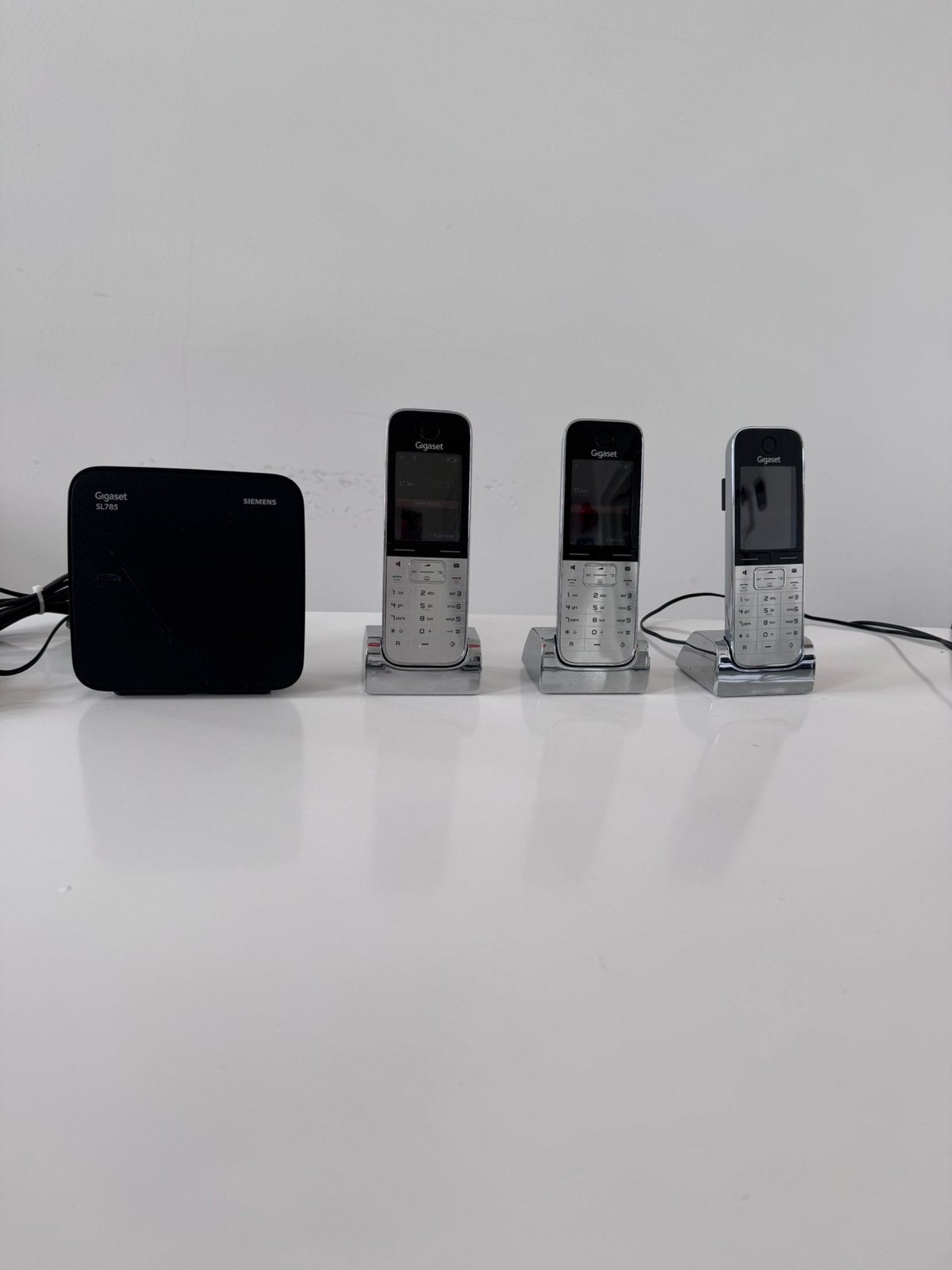 Tweedehand Gigaset SL785, Telecommunicatie, Vaste telefoons | Handsets en Draadloos, Ophalen, Gebruikt, 2 handsets