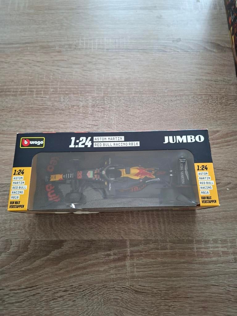 Bburago Aston Martin Red Bull Racing RB16 Max Verstappen, Ophalen of Verzenden, Bburago