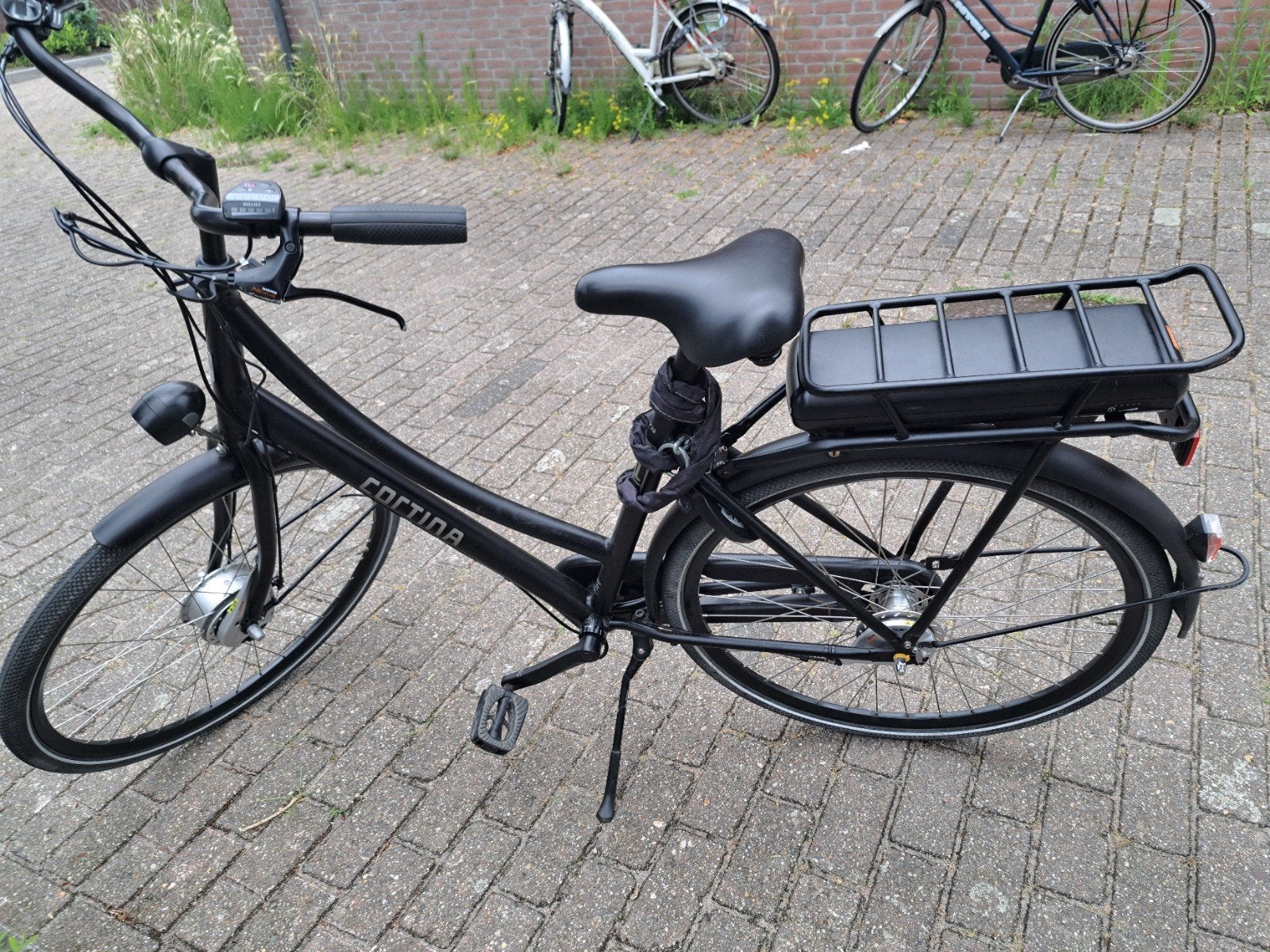 Cortina elektrische fiets met Bafang motor en fietstas, Ophalen of Verzenden, Zo goed als nieuw