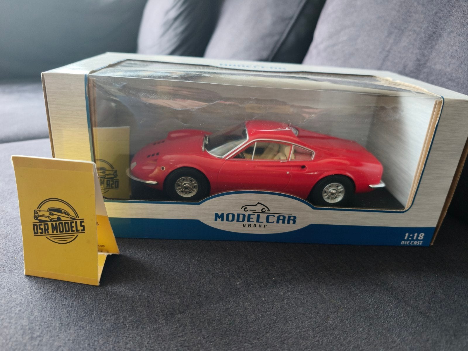 Model Car Group Ferrari Dino 246 GT 1:18, Overige merken, Model Car Group, Auto, Onbekend