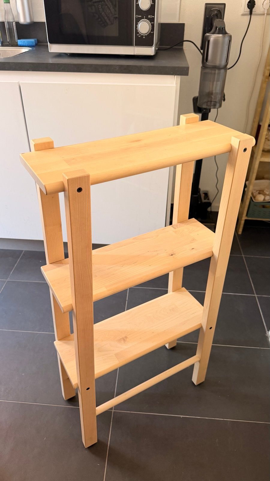 IKEA Vilto Badkamerrek - Hout - Perfecte staat, Ophalen of Verzenden, Zo goed als nieuw