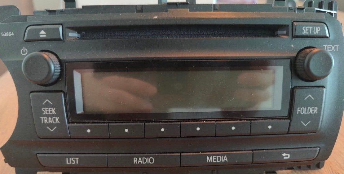 Originele Toyota Yaris 2014 Autoradio 86120-0D040, Ophalen of Verzenden, Gebruikt
