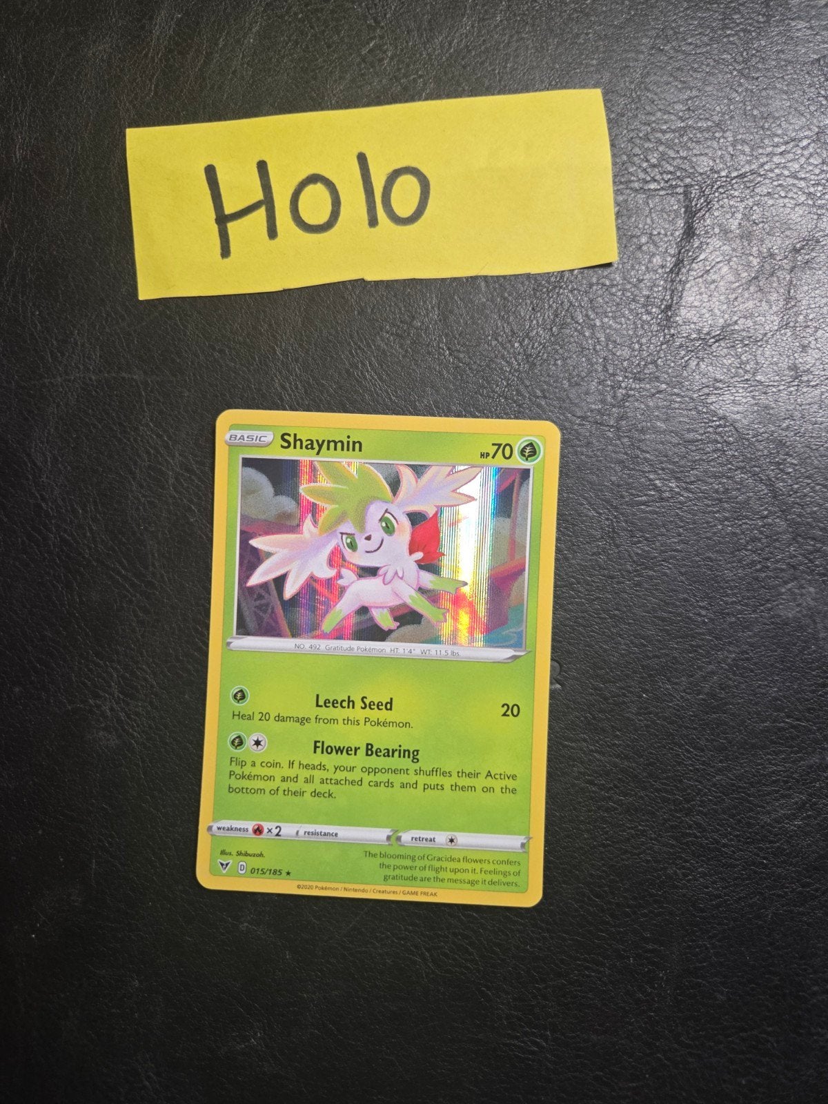 Shaymin 015/185 Vivid voltage, Ophalen of Verzenden, Zo goed als nieuw