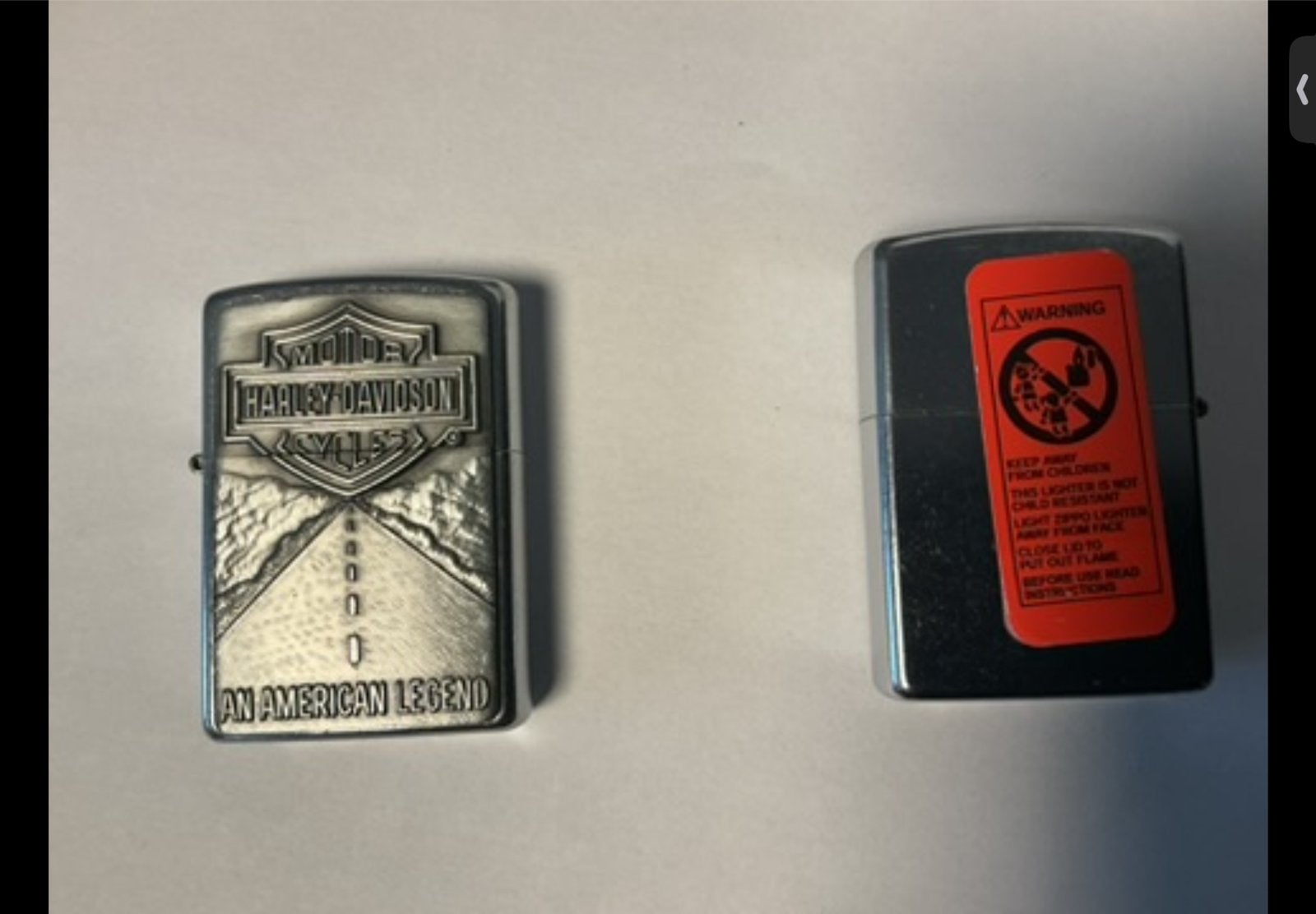 Harley-Davidson Zippo Aansteker - Nieuw + 3 sleutel hangers, Ophalen of Verzenden, Nieuw, Aansteker