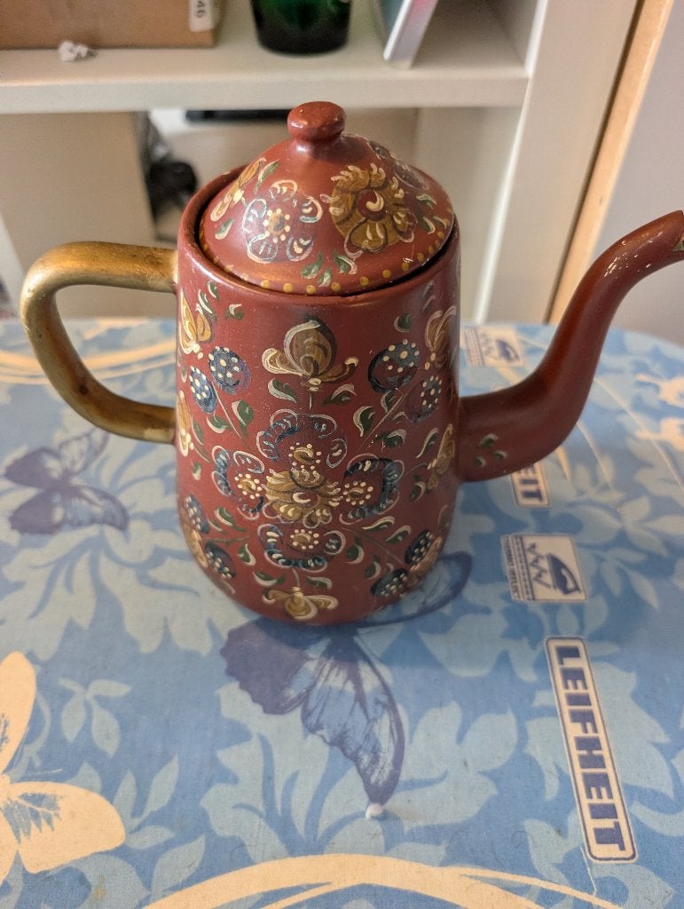 Vintage theepot, Huis en Inrichting, Keuken | Servies, Ophalen of Verzenden, Overige materialen, Overige stijlen, Overige typen