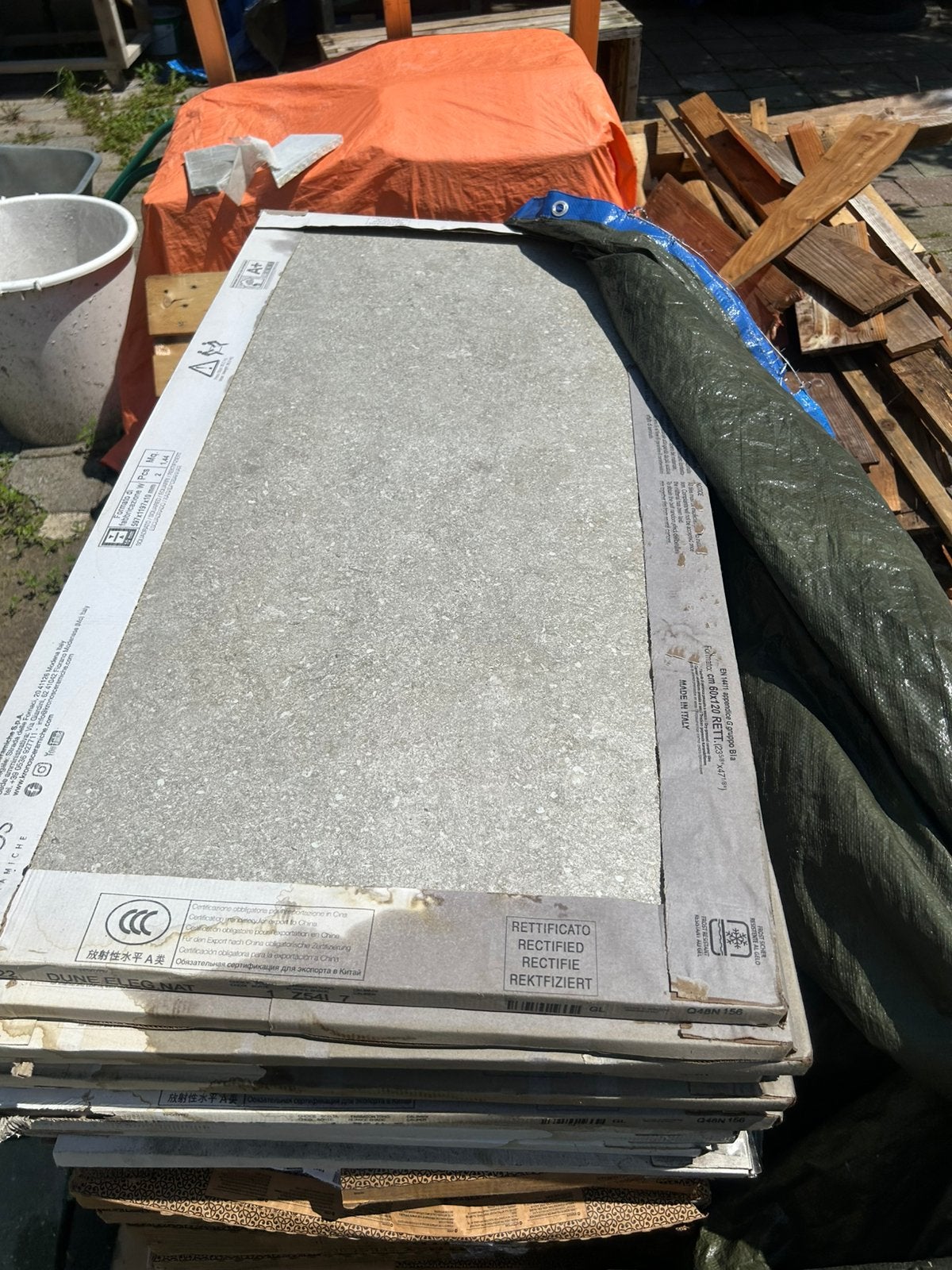 60x120 kronos vloer/wandtegels 20 vierkante meter, Ophalen, Nieuw, 10 m² of meer, Wandtegels