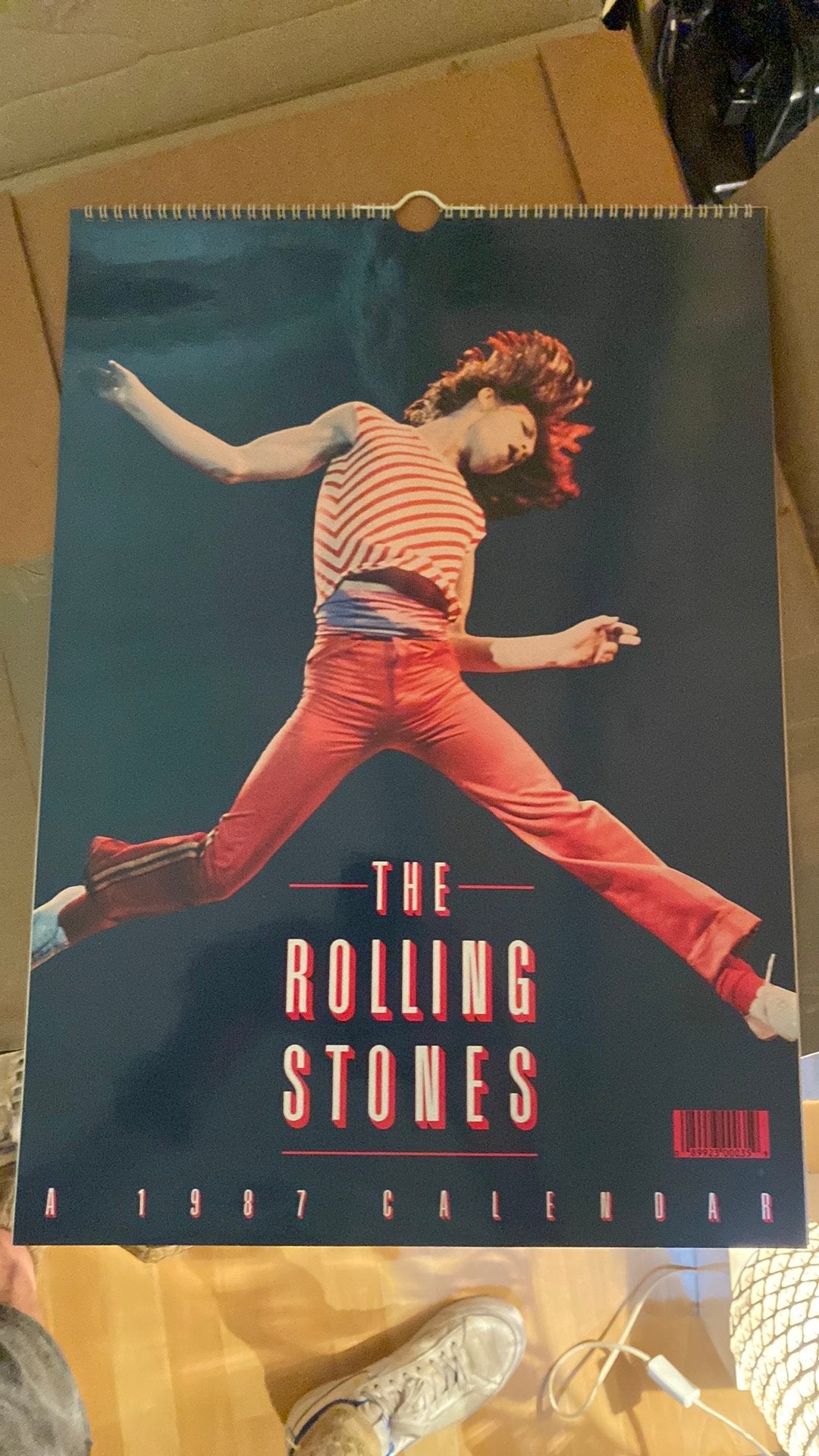 Rolling Stones Kalender 1987, Rechthoekig Staand, Nieuw, Ophalen of Verzenden, A1 t/m A3