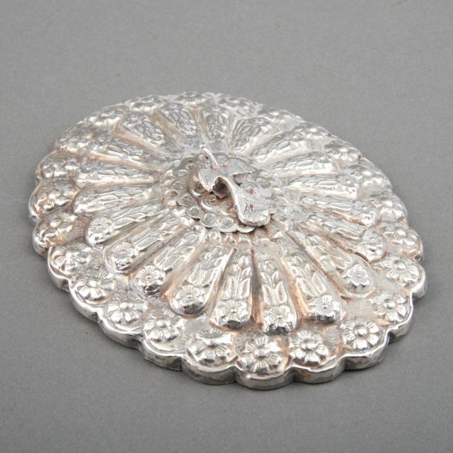 Antieke zilveren Ottomaanse spiegel, Antiek en Kunst, Antiek | Goud en Zilver, Ophalen of Verzenden