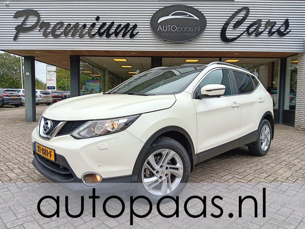 Nissan QASHQAI 1.2 116PK Automaat Tekna 17".Alle opties|Pare, Auto's, Nissan, Gebruikt, 4 cilinders, 116 pk, Wit