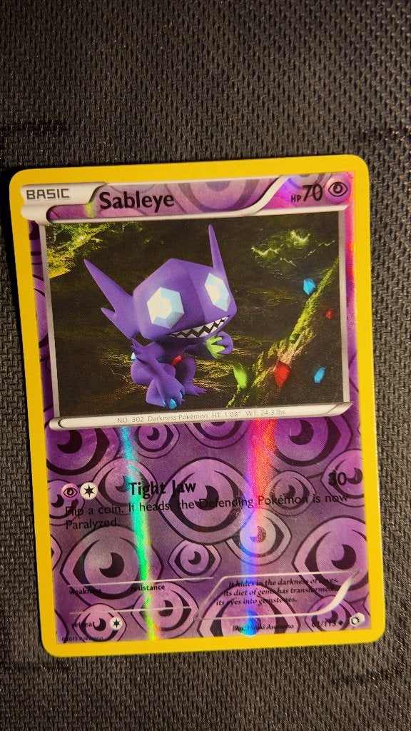 Sableye 61 Legendary Treasures | Pokemon kaart, Ophalen, Zo goed als nieuw, Losse kaart, Foil