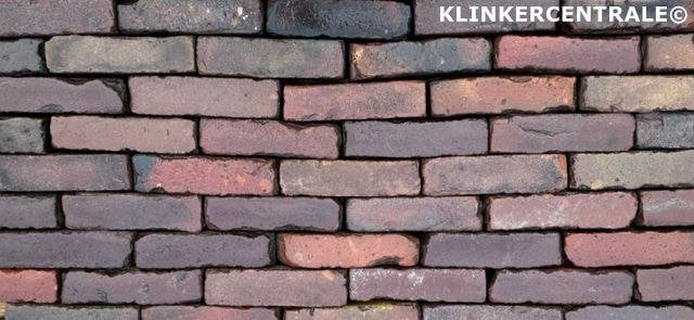 800m2 rood paars gebakken klinkers waalformaat 5-duimers, Bij dit gebruikte product niet meer te achterhalen., Gebruikt, Verzenden