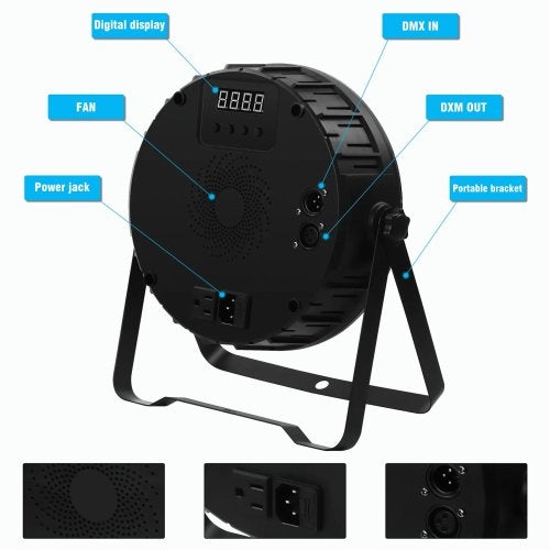 DJLicht 120W 27x8 RGBW 4 in 1 Led Par, Geluidgestuurd, ., Nieuw, Ophalen of Verzenden