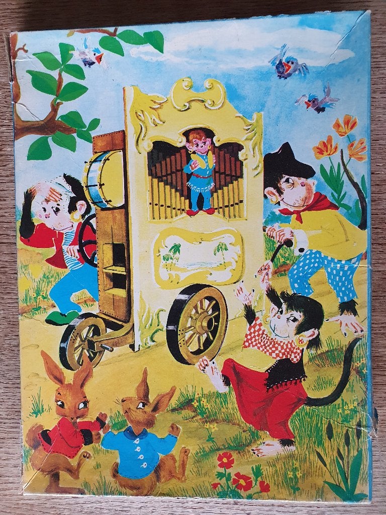 Tom Tas houten kinder-puzzel 2    aantal stukjes 35, Gebruikt, 10 tot 50 stukjes, Ophalen of Verzenden, Van hout