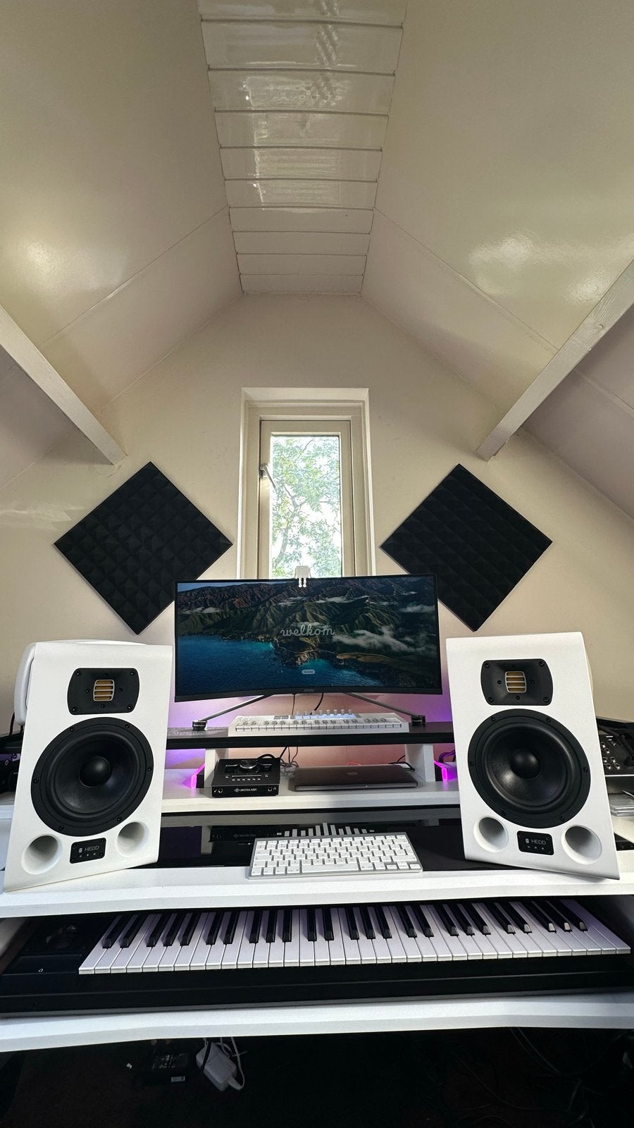 Hedd Type 07 A-Core Studio Monitor - Wit, Ophalen of Verzenden, Zo goed als nieuw, Studiomonitor, Overige merken