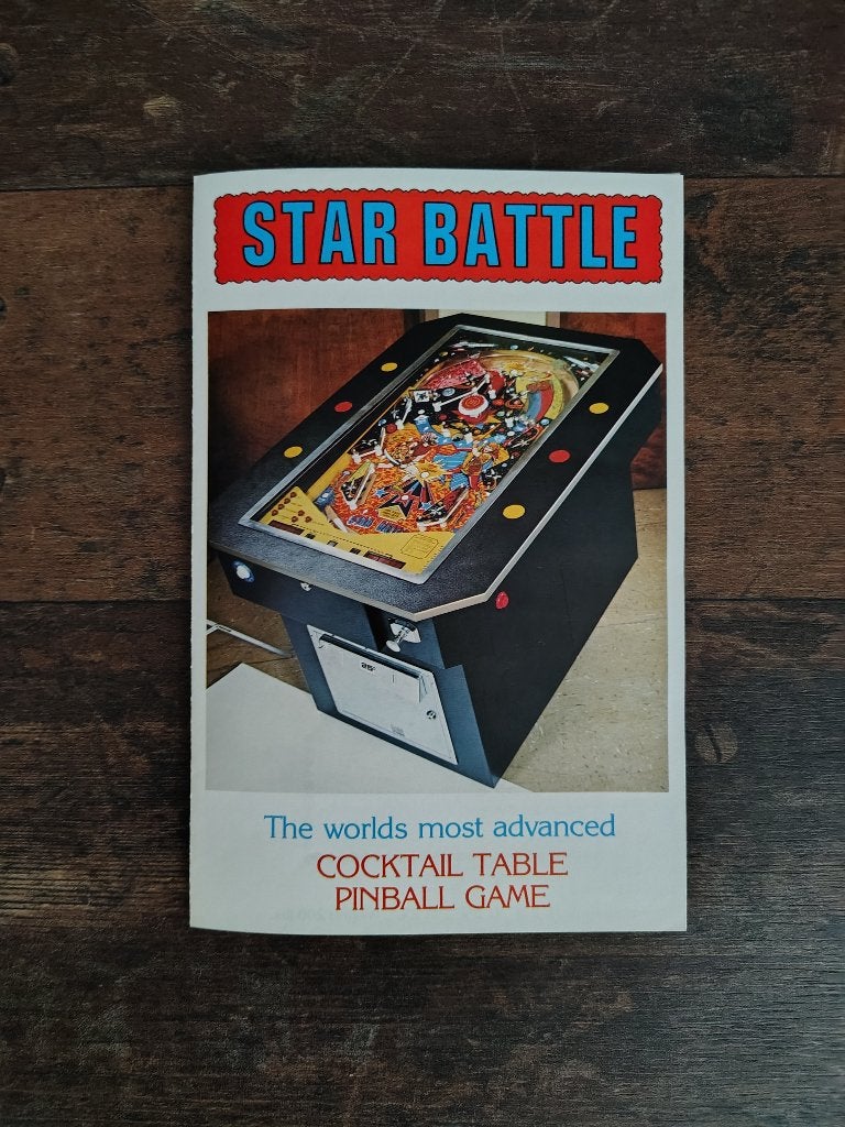 Folder: Star Battle / Cocktail Tale /Pinball Game (1978), Verzamelen, Verzenden, Gebruikt