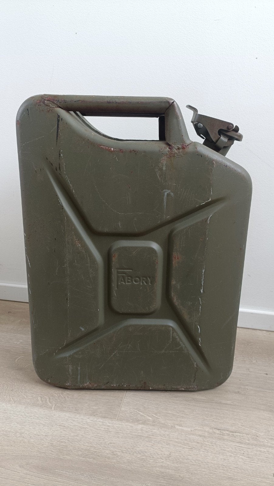 Antieke 20 liter jerrycan Fabory 1988, Ophalen of Verzenden, Gebruikt