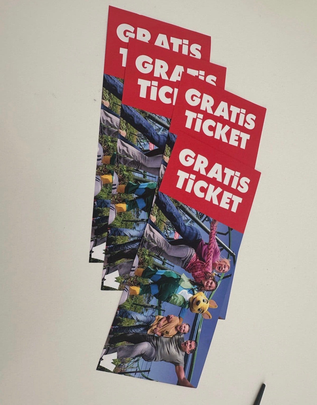 4 Walibi Tickets - incl. parkeren (26/09/2026), Drie personen of meer, Ticket of Toegangskaart