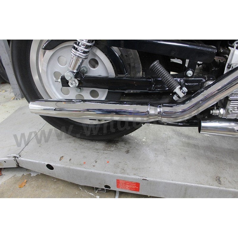 Gezocht: Harley davidson sportster standaard uitlaat dempers, Motoren, Ophalen of Verzenden, Gebruikt