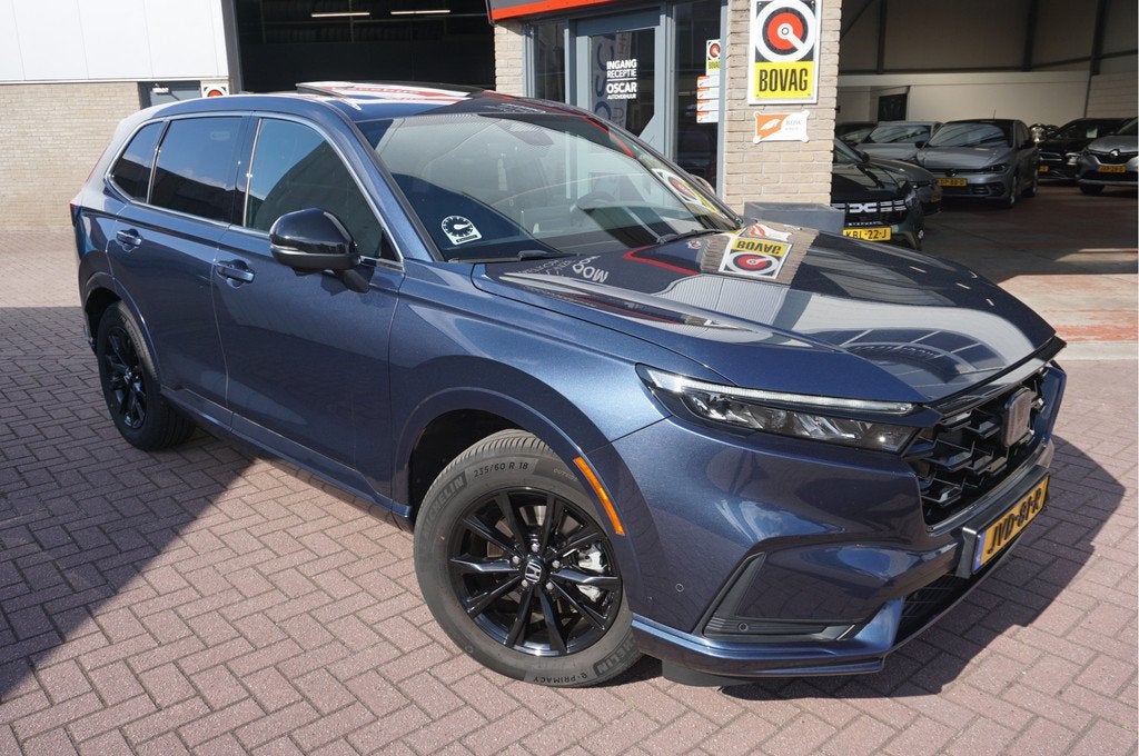 Honda CR-V 2.0 e:PHEV Advance Tech (bj 2025, automaat), Auto's, Honda, Gebruikt, Zwart, 4 cilinders, Leder
