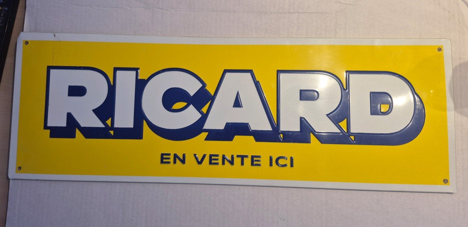 Ricard, Verzamelen, Ophalen of Verzenden, Reclamebord