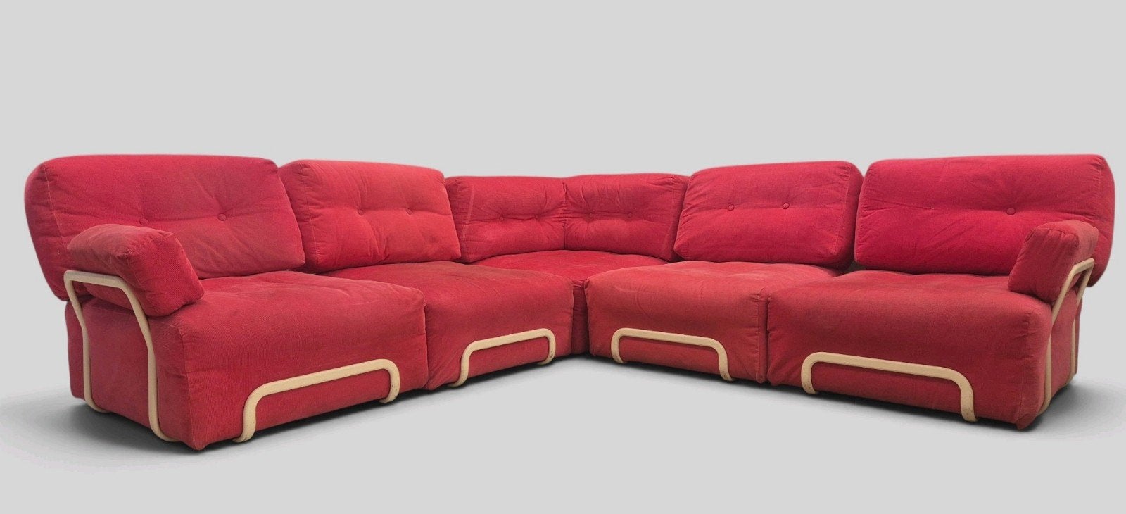 IKEA Rörberg modulaire design hoekbank roze, Gebruikt, Ikea, Stof, N.v.t