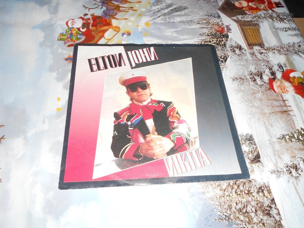 nikita - elton john, Cd's en Dvd's, Beschermende buitenhoes, Gebruikt, 7 inch, Ophalen of Verzenden
