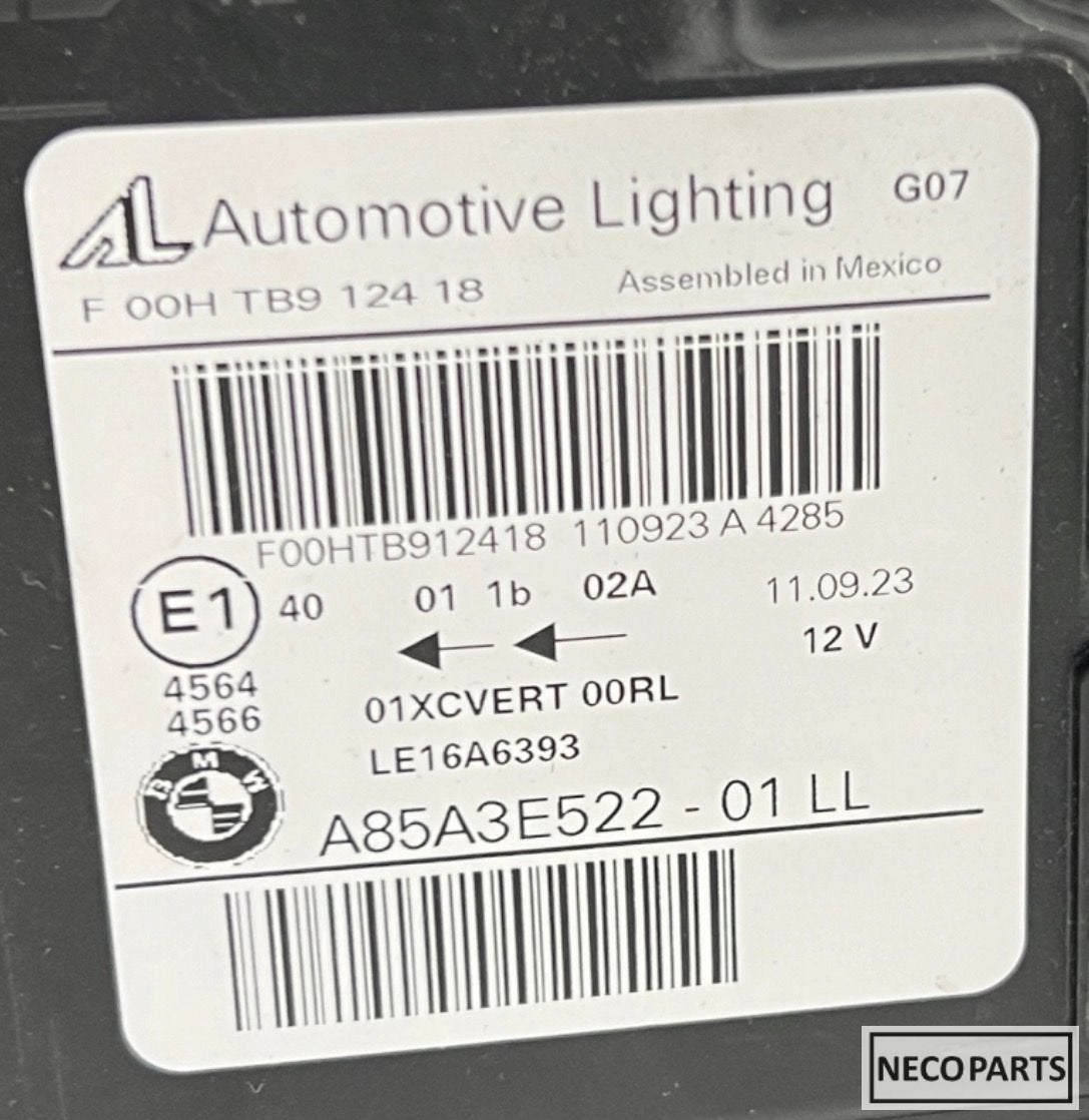 BMW X7 G07 LASER LED KOPLAMP ORIGINEEL 5A3E522, Gebruikt, -, -, Ophalen of Verzenden