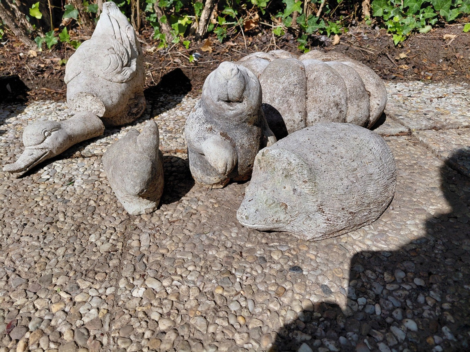 wat beeldjes. beton, Tuin en Terras, Ophalen