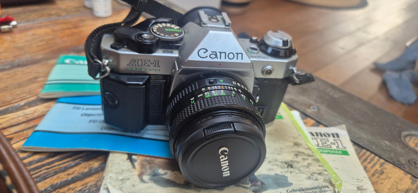 Canon AE-1 Program, Audio, Tv en Foto, Ophalen of Verzenden, Zo goed als nieuw, Spiegelreflex, Canon