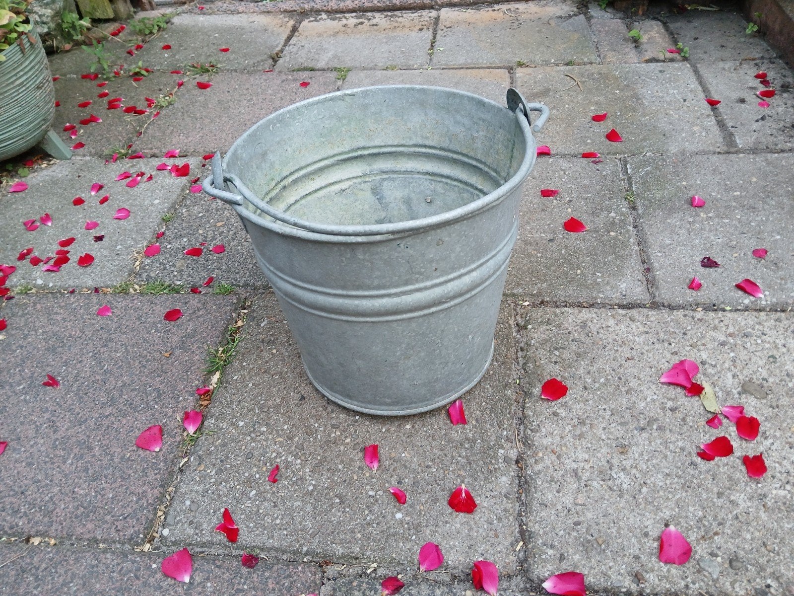 Leuk zinken emmertje . Bieden vanaf € 5 = ., Gebruikt, Minder dan 30 cm, Rond, Ophalen of Verzenden