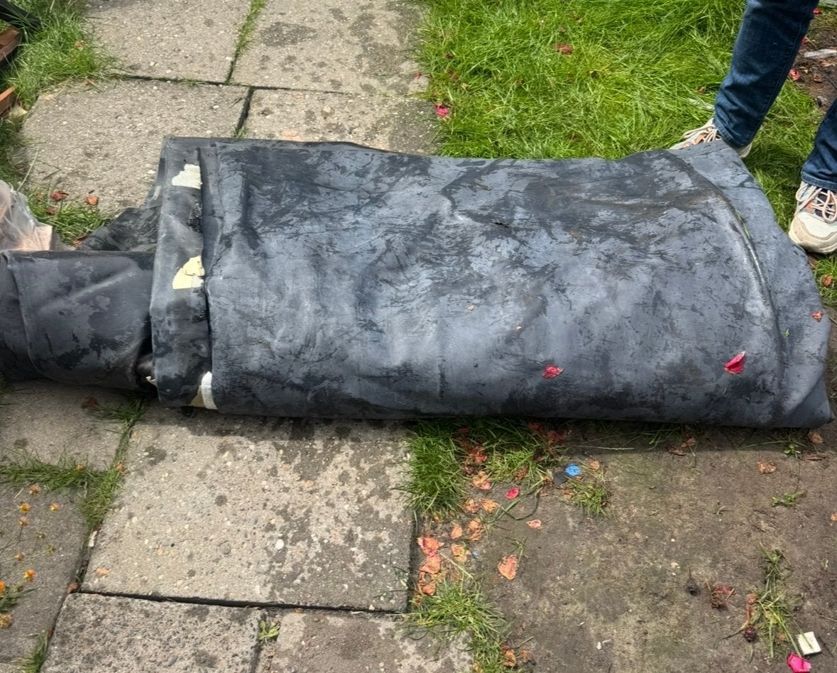 EPDM zeil 4x6 meter voor vijver of dak, Tuin en Terras, Vijvers, Ophalen, Gebruikt