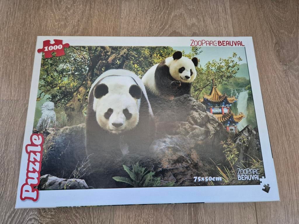 Puzzel Zooparc Beauval 1000 stukjes, Hobby en Vrije tijd, Denksport en Puzzels, Ophalen of Verzenden, 500 t/m 1500 stukjes, Zo goed als nieuw