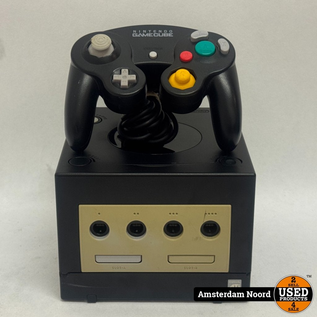 Nintendo GameCube Zwart + Controller (Zonder MemoryCard), Nintendo, Zo goed als nieuw, Support@nintendo.com, 11-1 Hokotate-cho, Kamitoba, Minami-ku
Kyoto 601-8501
Japan