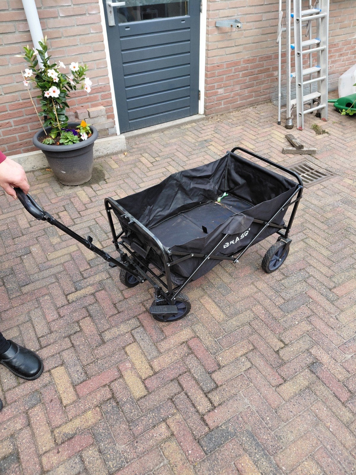 Opvouwbare bolderkar, Caravans en Kamperen, Bolderkarren, Ophalen, Opvouwbaar, Zo goed als nieuw