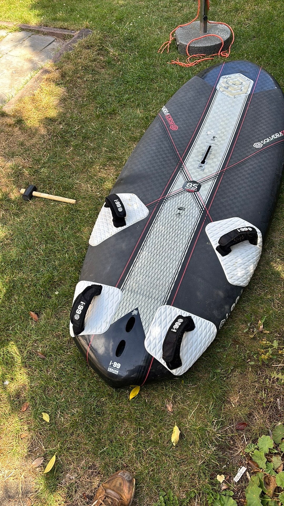 Novenove squadra corse I 99 slalomboard 145 ltr, Ophalen of Verzenden, Gebruikt, Plank