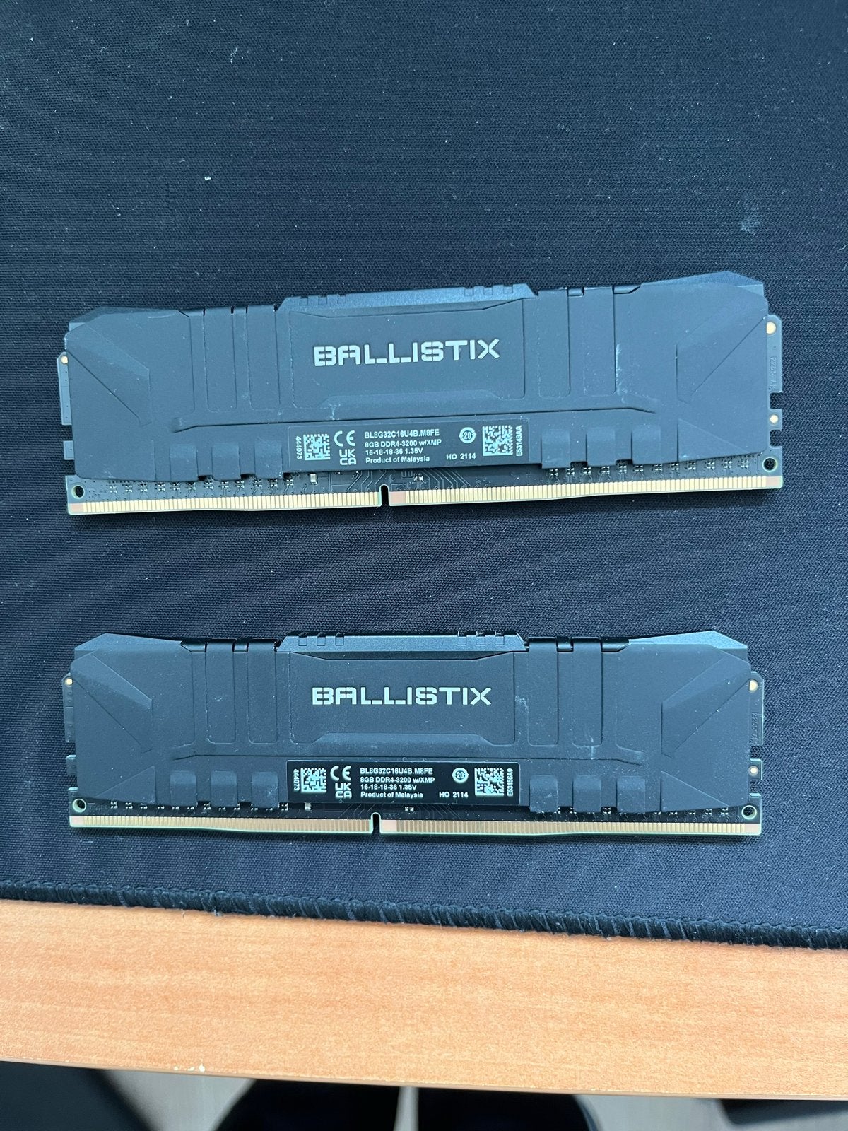 Crucial Ballistix 16GB (2x8GB) DDR4 RAM 3200MHz, Computers en Software, RAM geheugen, Ophalen, Server, DDR4, Zo goed als nieuw