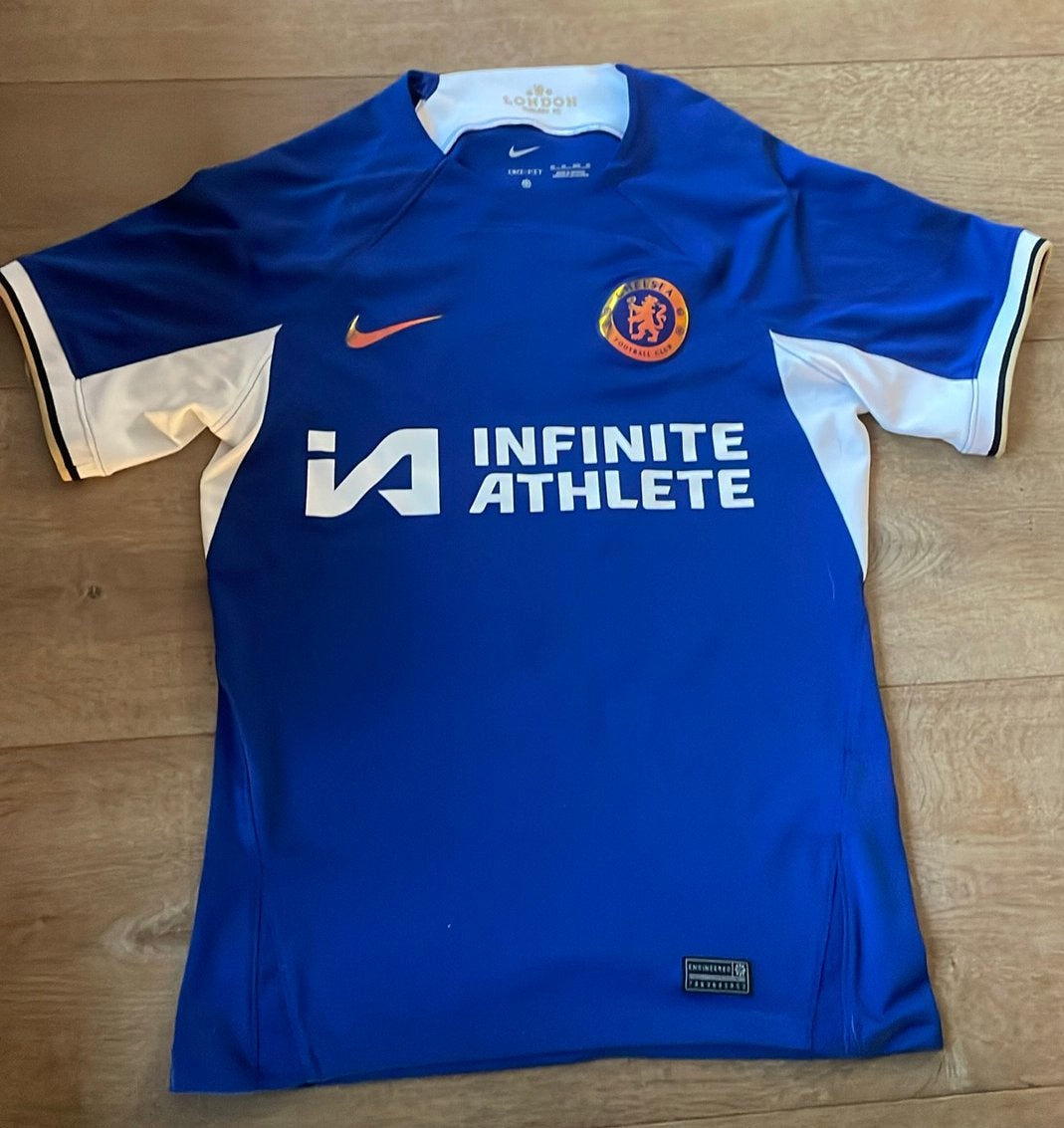 Voetbal shirt Chelsea maat s (164 ca) ENZO nr 8, Sport en Fitness, Voetbal, Maat XS of kleiner, Ophalen of Verzenden, Zo goed als nieuw