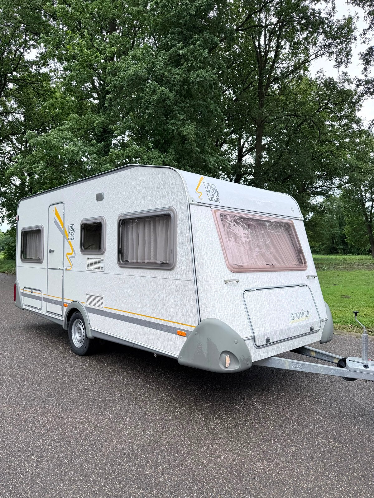 Nette Knaus Sudwind uit 2000 te koop!, Rondzit, Dwarsbed, Knaus, Tot en met 4