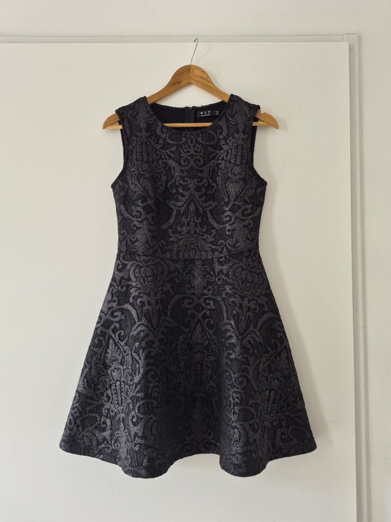 Jurk PIT maat 34 dames - zwart / zilver, Kleding | Dames, Zwart, Ophalen of Verzenden, Zo goed als nieuw, Maat 34 (XS) of kleiner