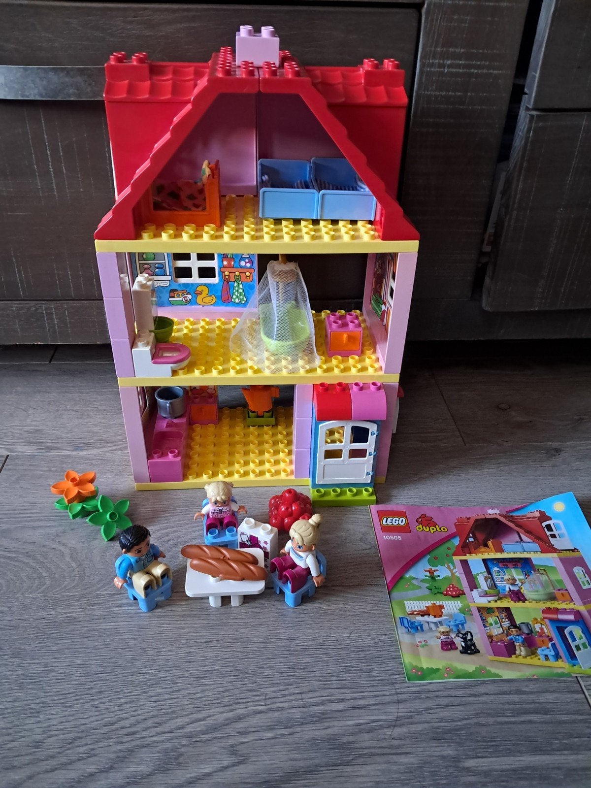 Lego Duplo Poppenhuis 10505, Gebruikt, Overige thema's, Ophalen of Verzenden, Complete set