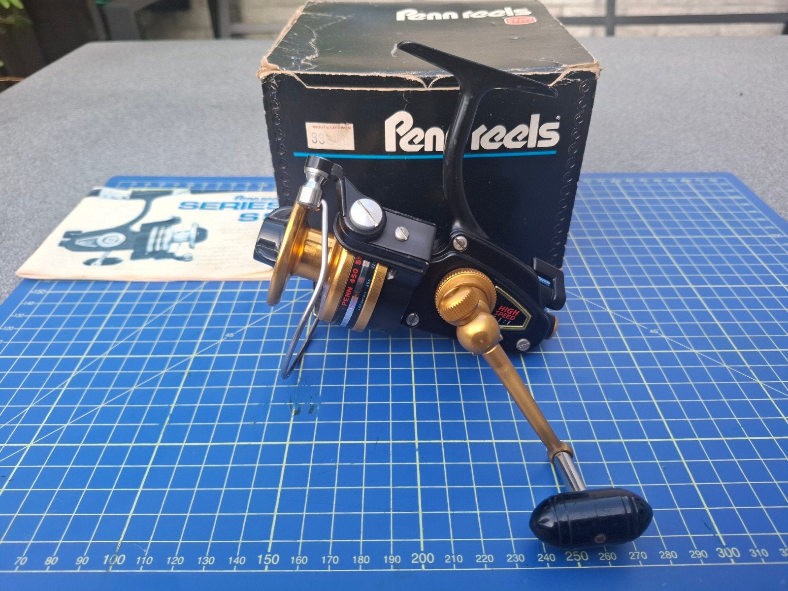 Te koop aangeboden penn 450ss molen incl doosje, Watersport en Boten, Ophalen of Verzenden, Gebruikt, Molen