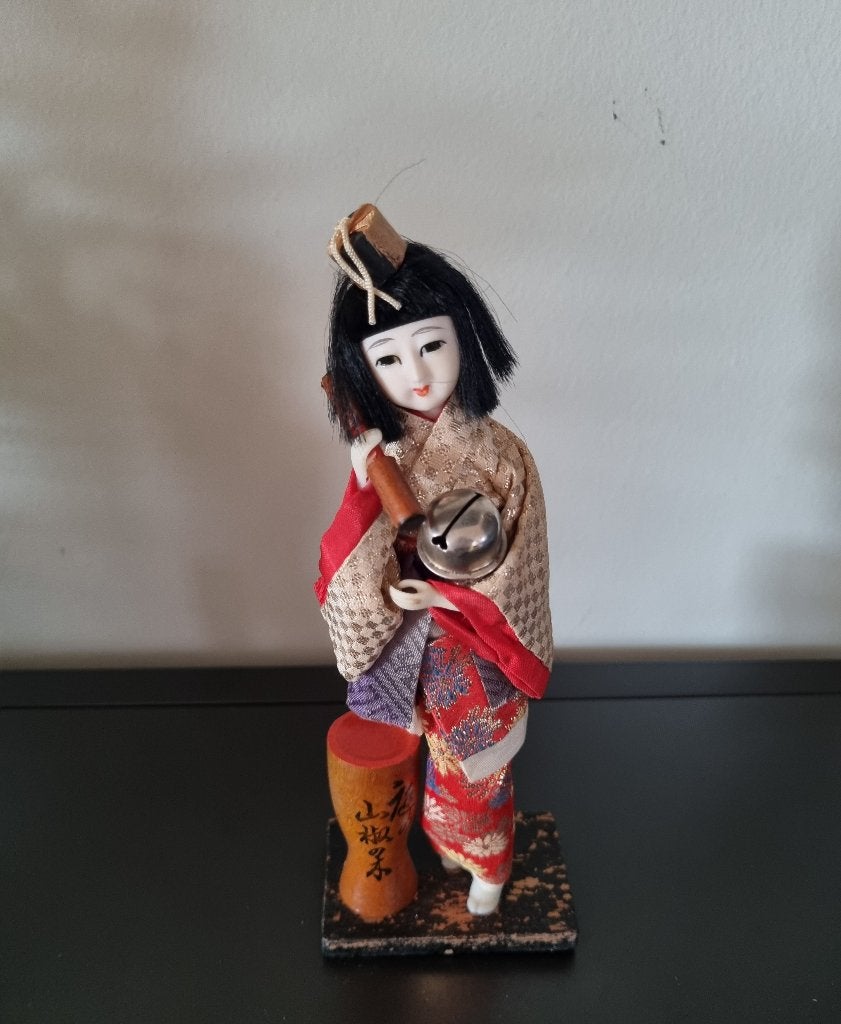 Vintage Japanse Jikata Geisha-pop, Antiek en Kunst, Curiosa en Brocante, Verzenden