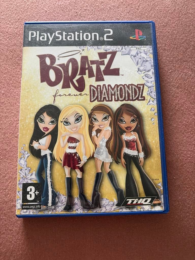 Bratz Forever Diamondz - PlayStation 2 (PS2), Avontuur en Actie, Gebruikt, 1 speler, Ophalen of Verzenden