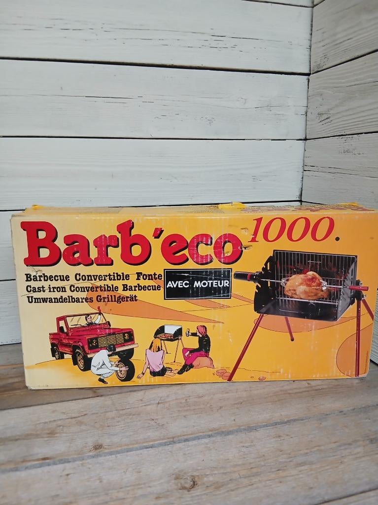 Vintage grill / barbeque, ongebruikt in originele verpakking, Onbekend, Ophalen of Verzenden, Zo goed als nieuw, Onbekend